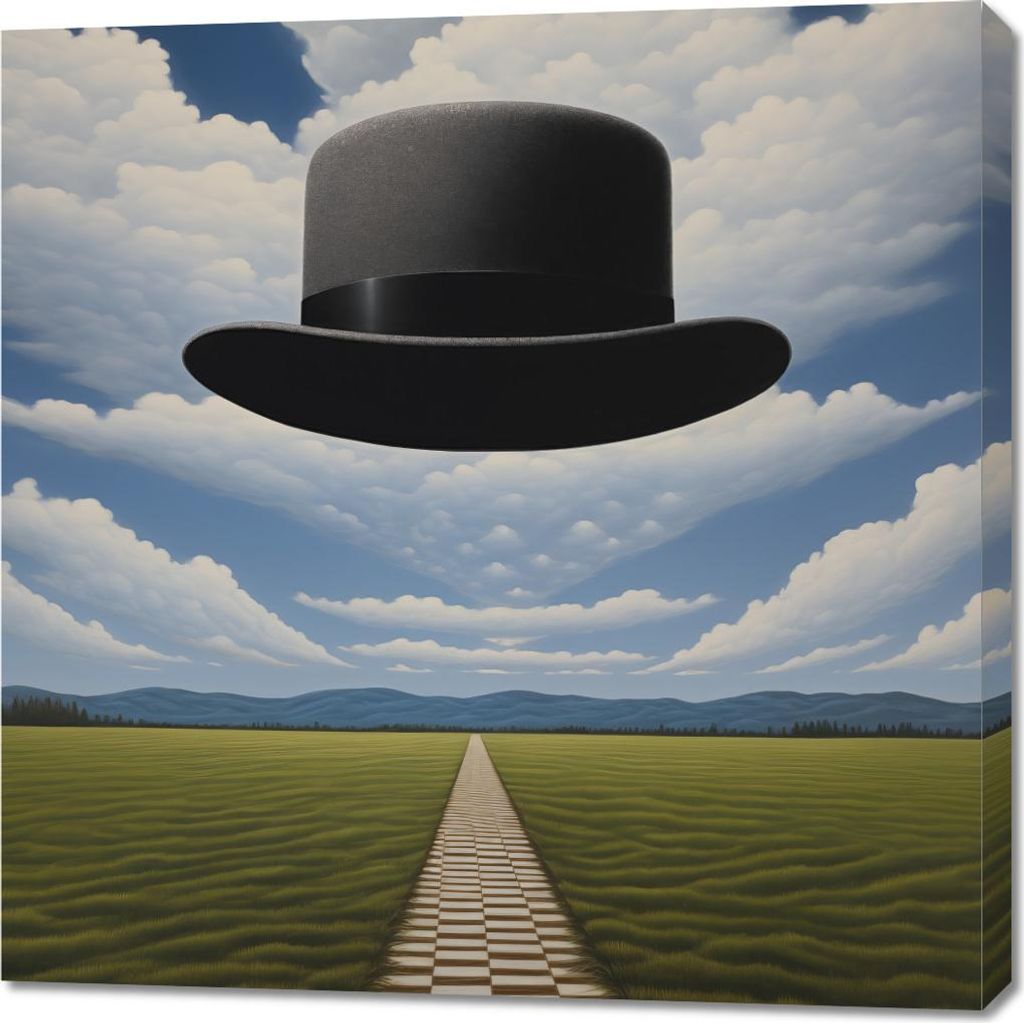 Bild 90x90cm Pfad unerwarteter Bestimmungen