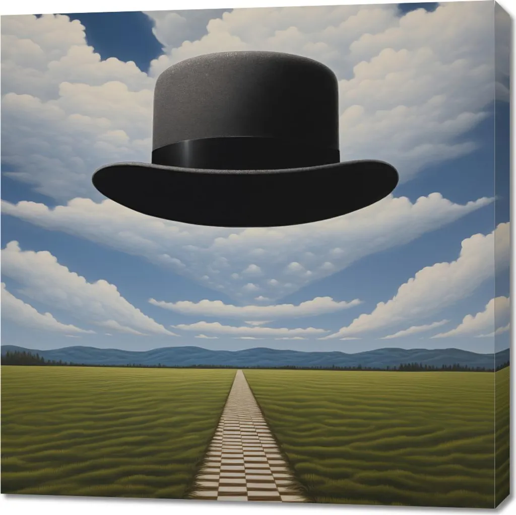 Quadro 90x90 cm Il sentiero dei destini inaspettati | Arte Moderna su Tela