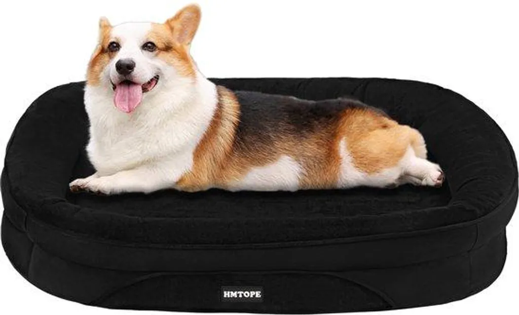 Couchage pour chien de taille moyenne 90x71cm idéal pour le confort articulaire