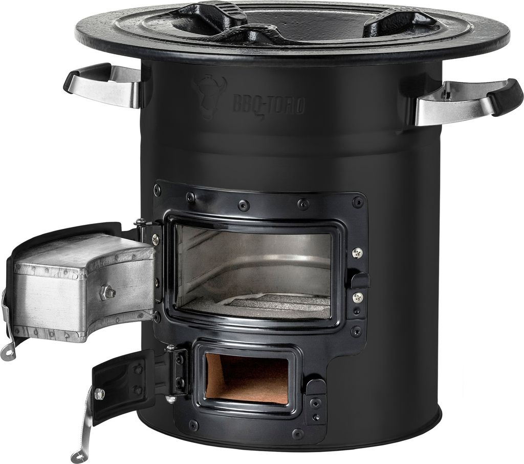 BBQ-Toro Raketenofen RAKETE #2, schwarz, Rocket Stove für Produktbild 4