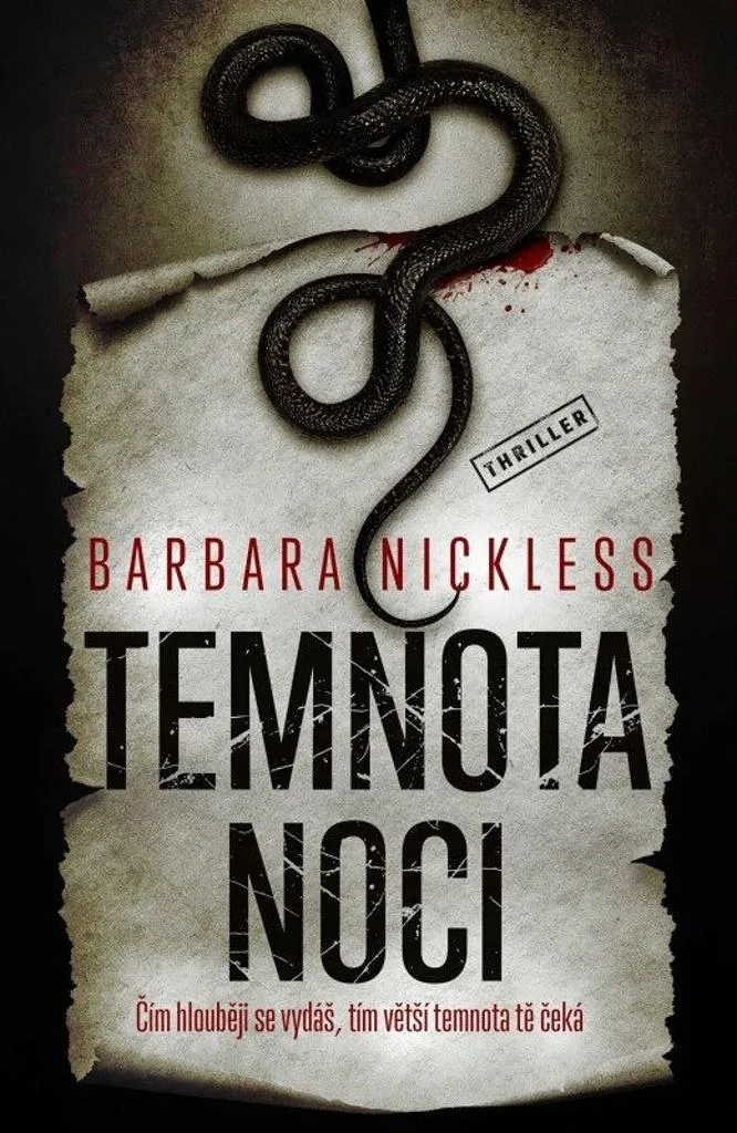 Livre Thriller Temnota noci Barbara Nickless - Nouveau Roman Policier