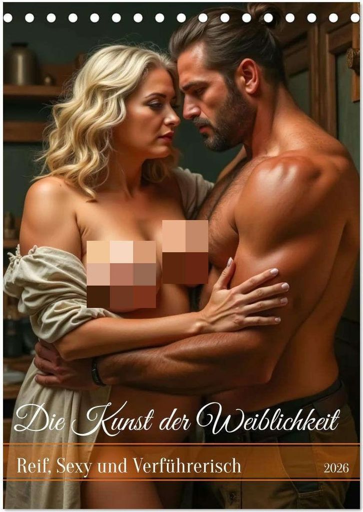 Die Kunst der Weiblichkeit - Reif, Sexy und Verführerisch (Tischkalender 2026 DIN A5 hoch), CALVENDO Monatskalender