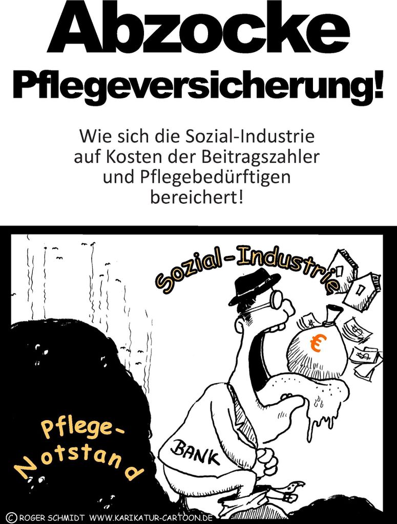 Abzocke Pflegeversicherung. Budjarek, Jochen .