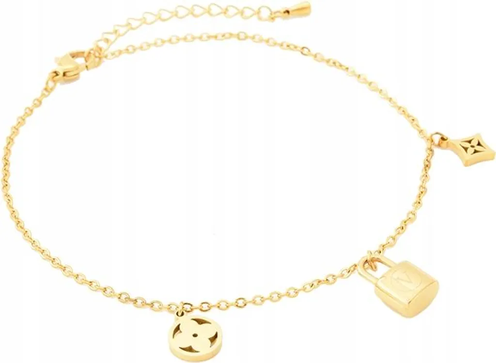 Cavigliera Oro Minimal Acciaio Inossidabile: Classe Quotidiana Donna - 4
