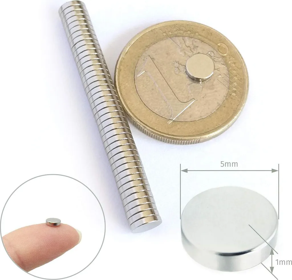 Fixation invisible : 100 mini aimants puissants pour tout support