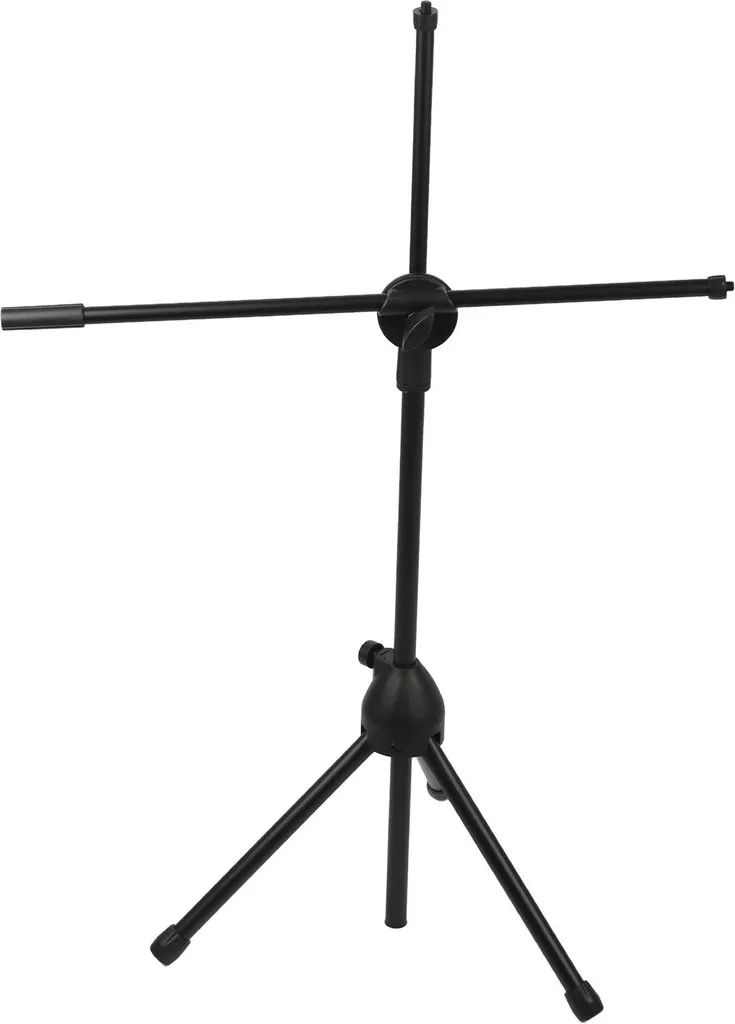 Support micro de sol pour chant et discours hauteur modulable avec perche