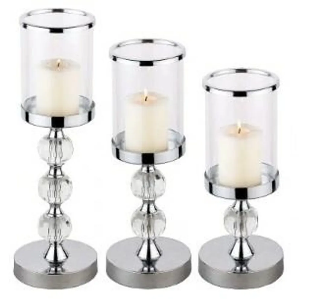Apt Da191 Lot de 3 Supports pour Bougies - Décoration Table Élégante
