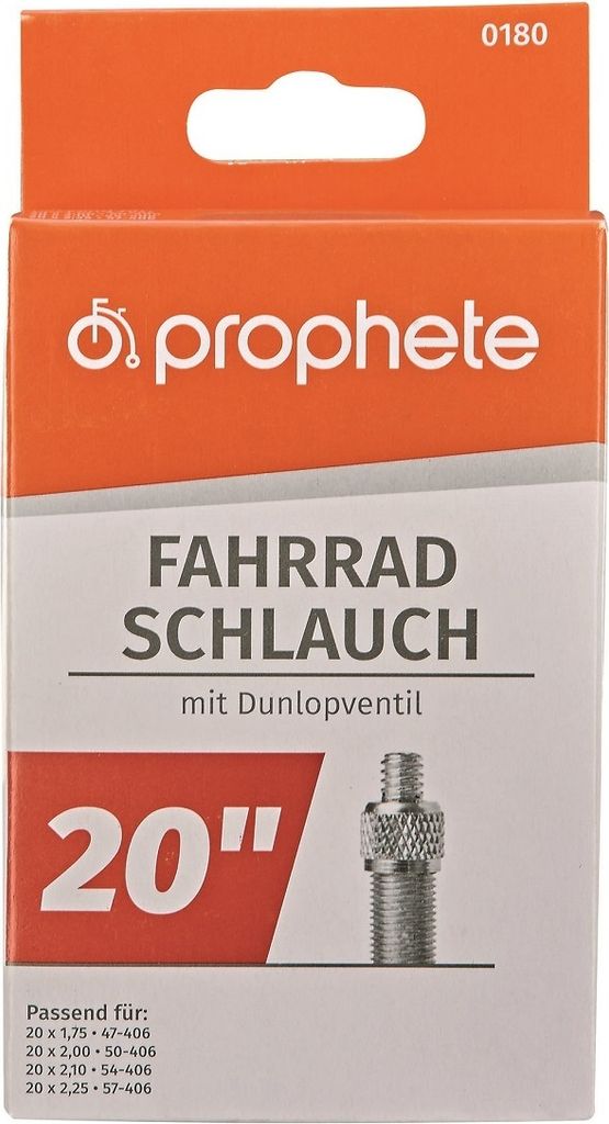 Prophete 0180 Fahrradschlauch 20 x 1,75 - 2,125 (47-57-406) Produktbild 