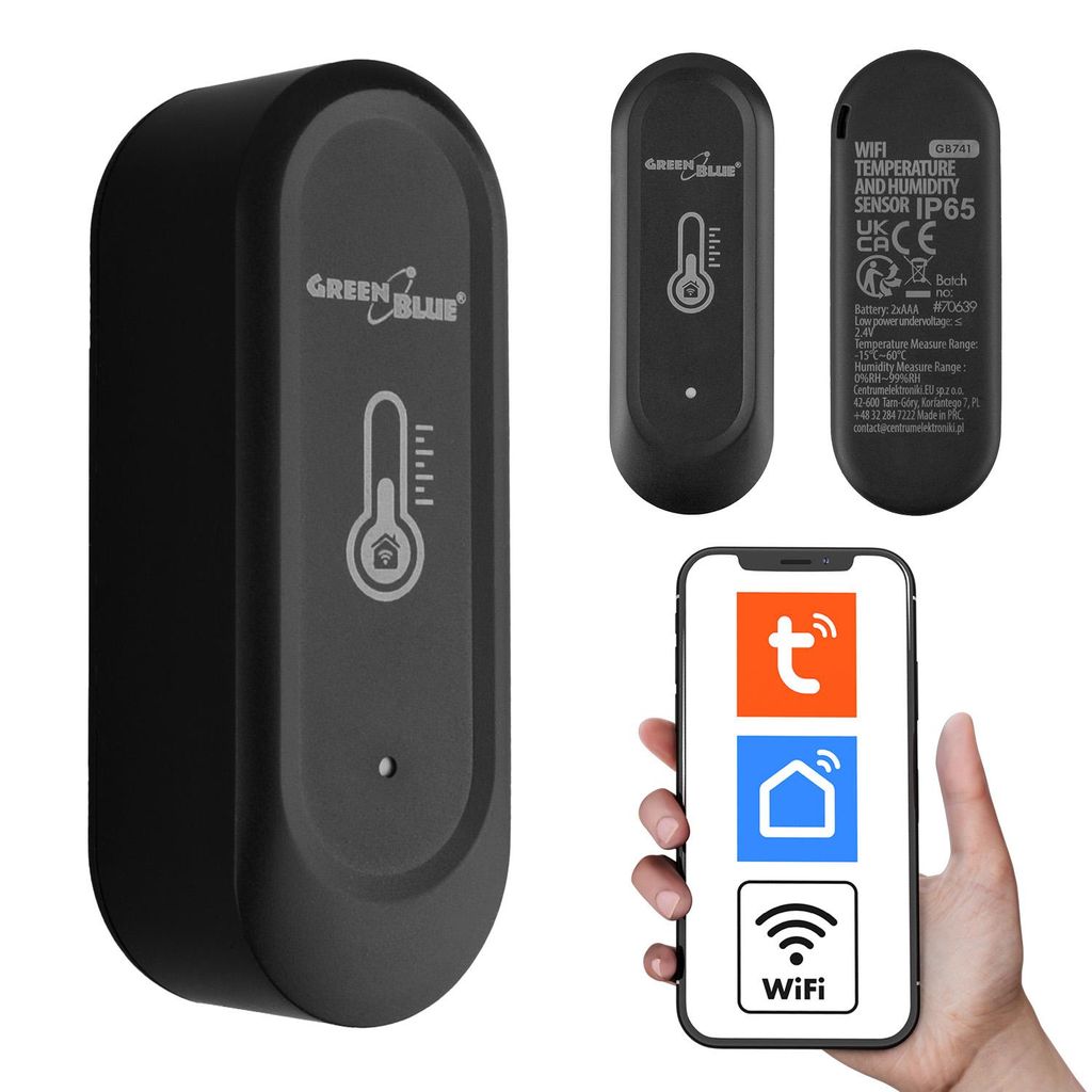 GreenBlue WLAN-Außensensor für Temperatur und Produktbild 