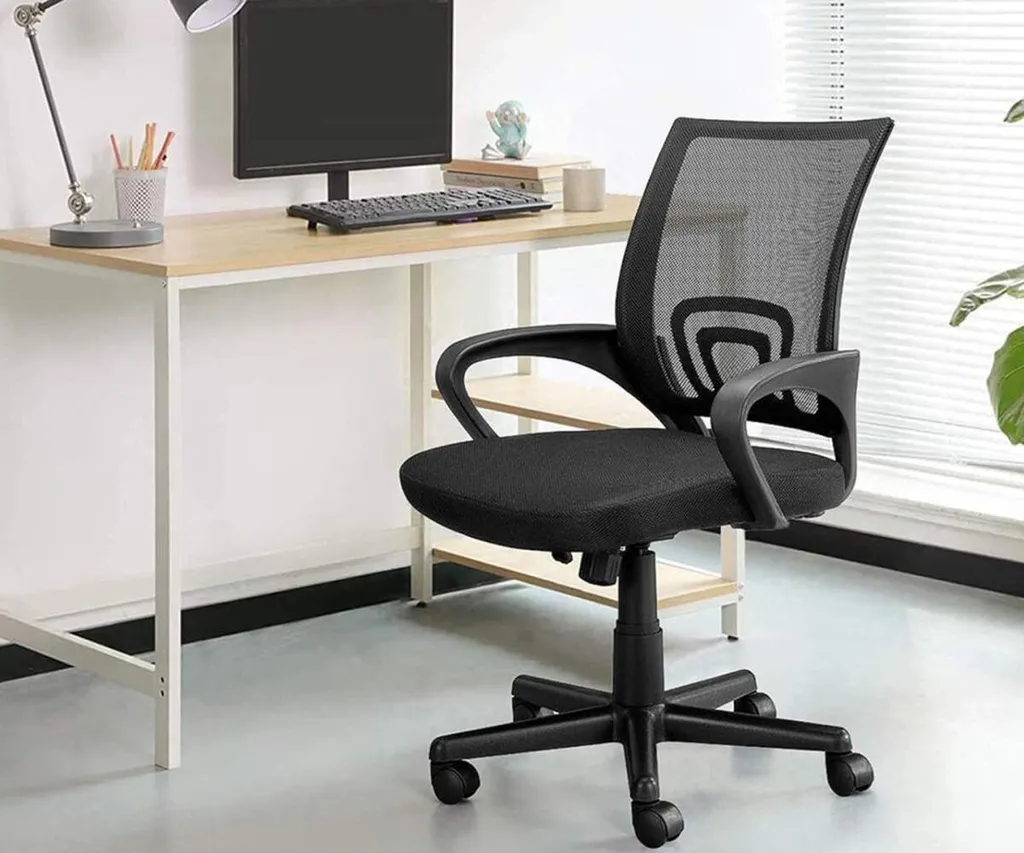 Fauteuil de bureau ergonomique réglable avec dossier en maille aérée - 4