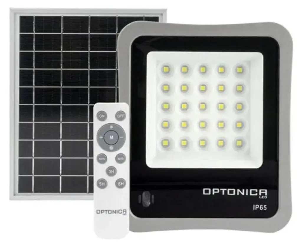 Éclairage Solaire LED 8W OPTONICA pour Sécuriser Entrée et Façade de Maison