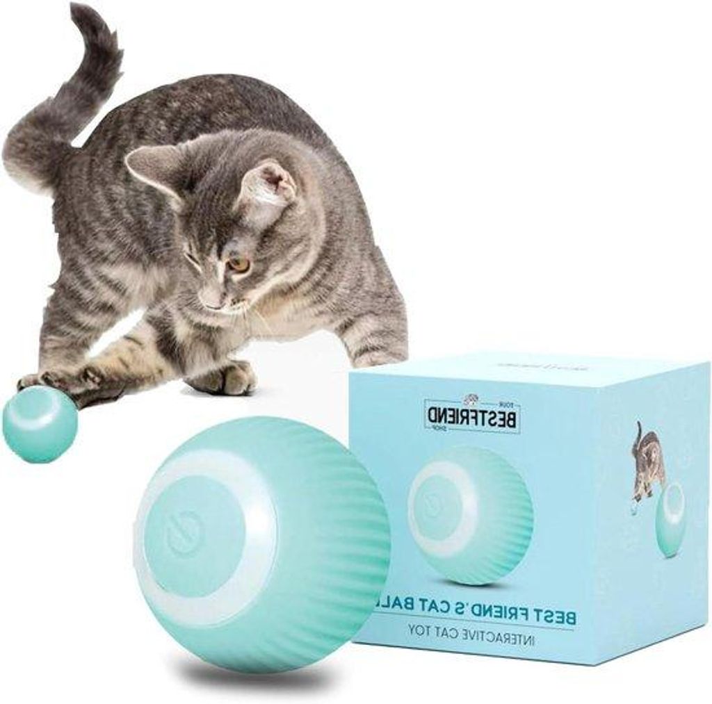 Interaktives Katzenspielzeug Blau