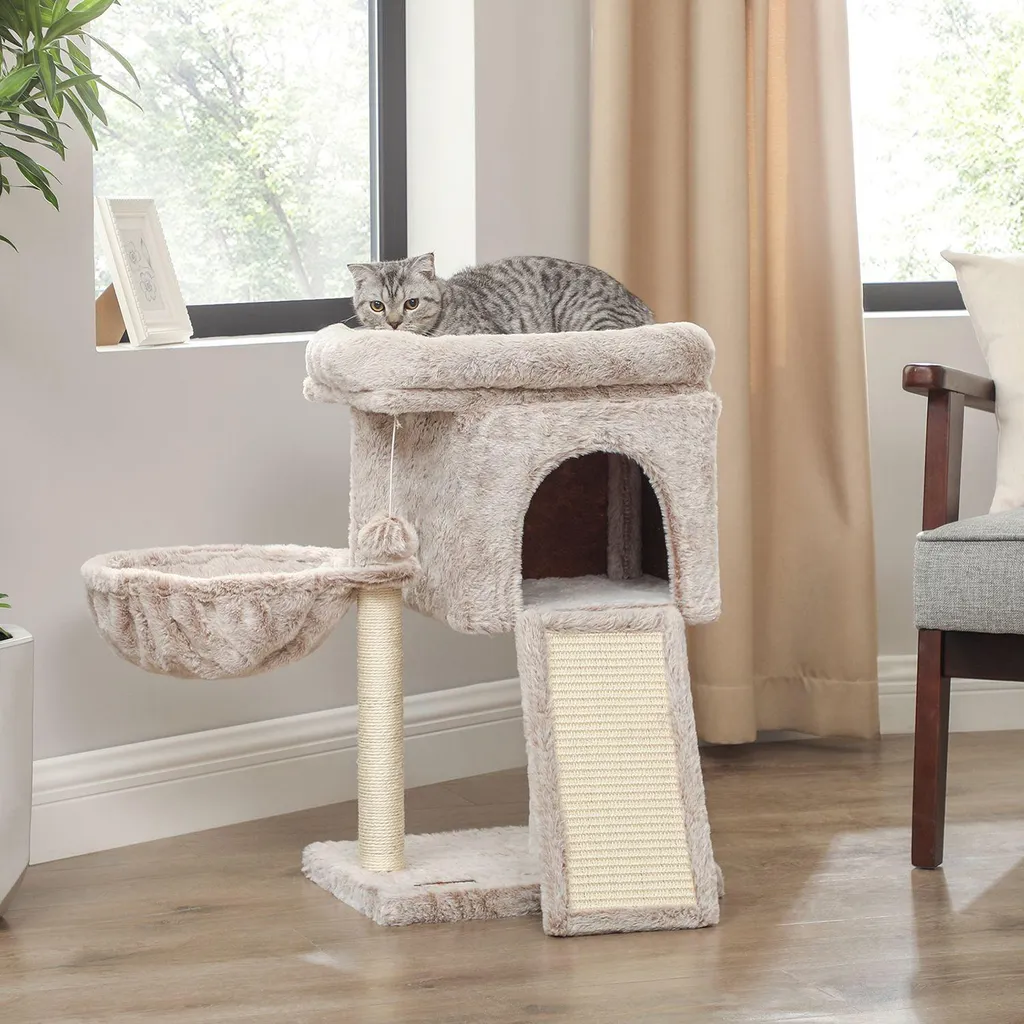 Tiragraffi 66 cm Morbido: Graffiatoio per Gatti con Sisal Naturale - 2