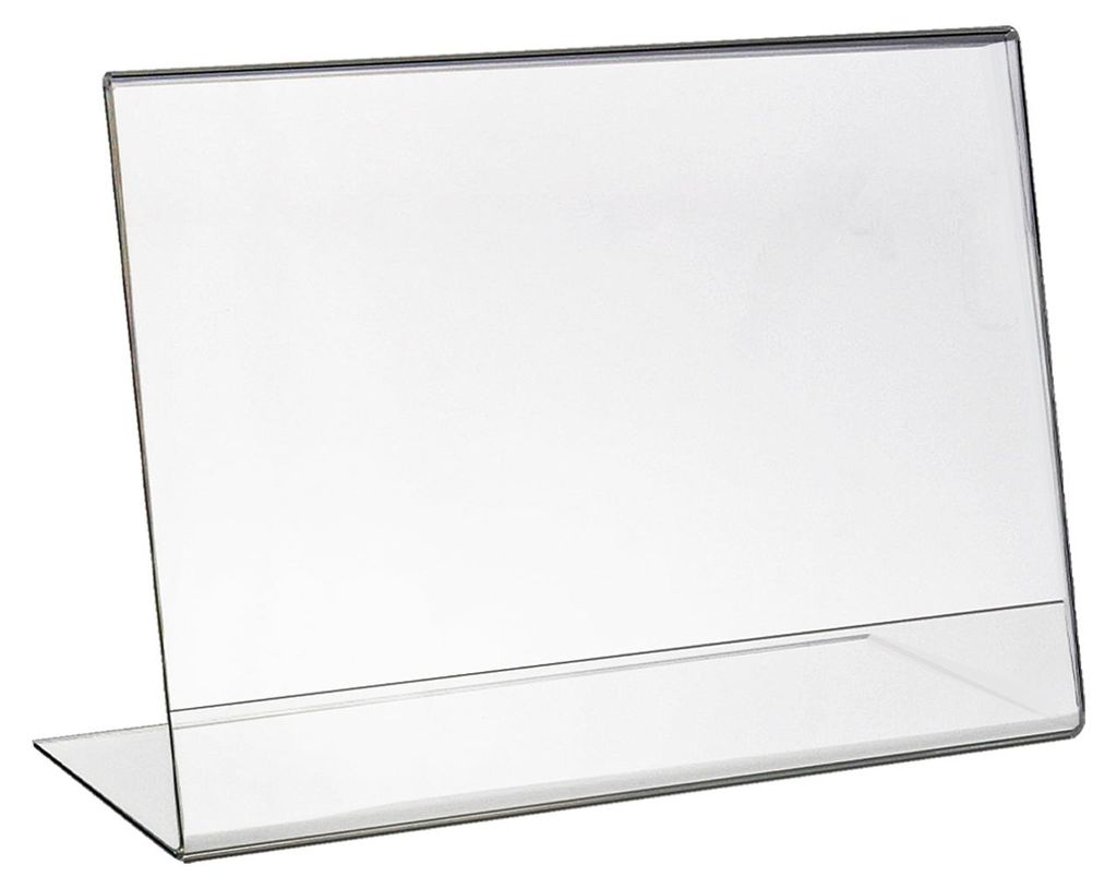 HMF 46935 Tischaufsteller L-Ständer Din A4 Acryl, Produktbild 