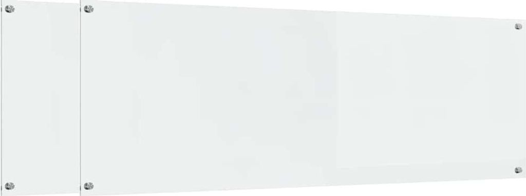 vidaXL Küchenrückwand 2 pcs Transparent 120 x 40 cm Gehärtetes Glas