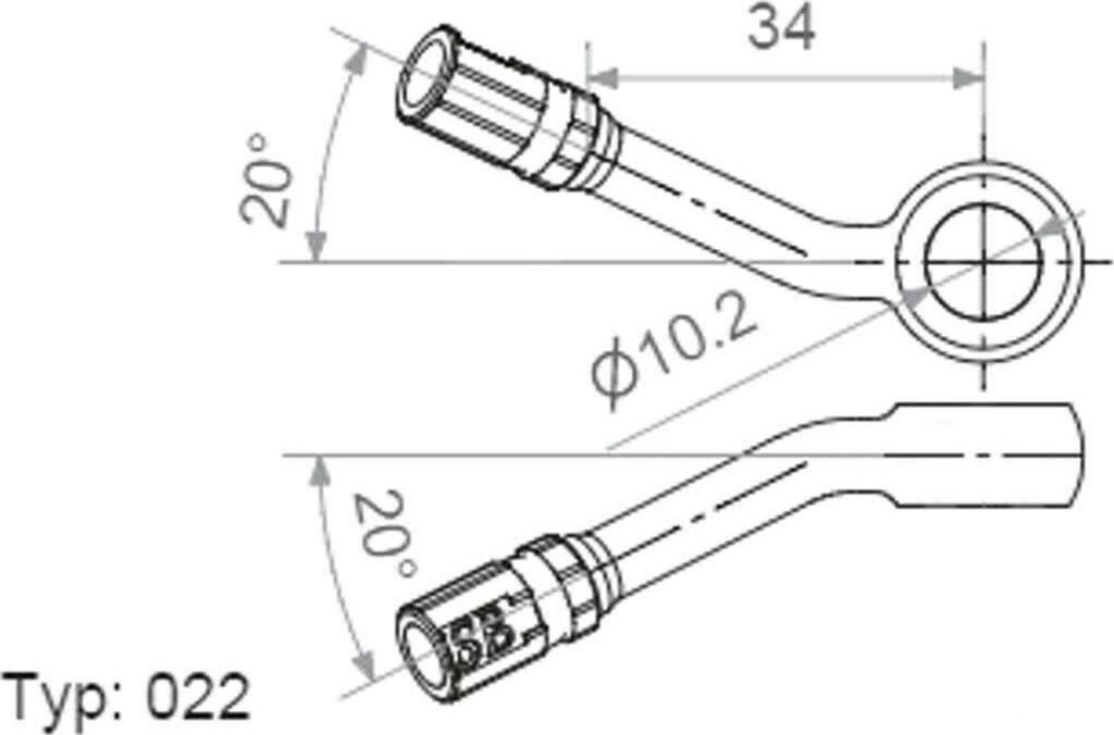 JMT TYP022 Anthrazit Ringfitting 10mm 20+20