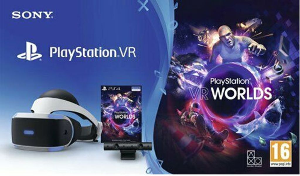 PS4 VR +Camera +VR Worlds V2 Neu AT CUH-ZVR2