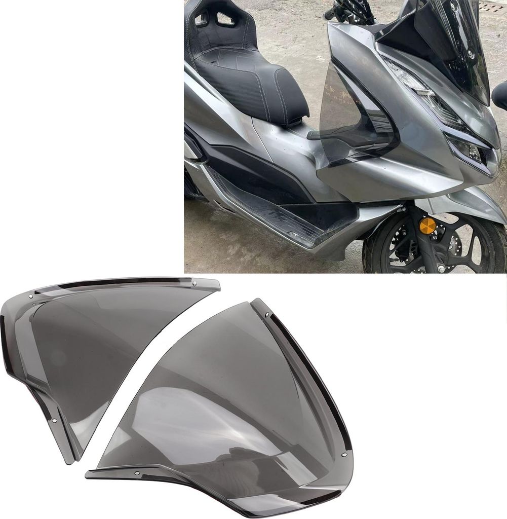 Motorrad Beinschutz Windabweiser Windschutzscheibe Ersatz für PCX 160 2021-2022