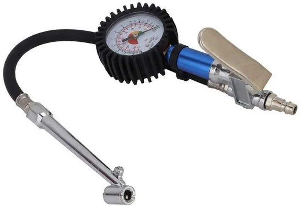 Pompe universelle à manomètre intégré et raccord rapide haute pression