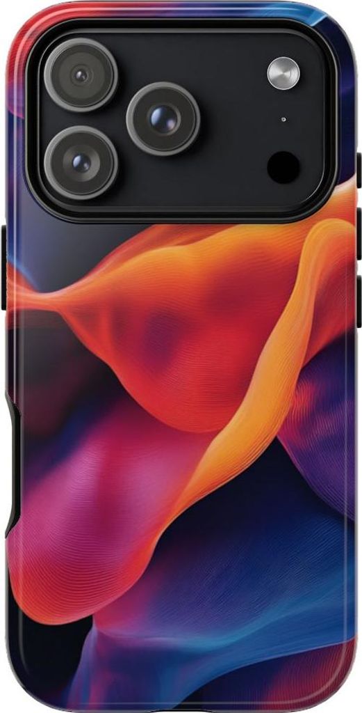 Lebendige abstrakte Wellen – Hülle Kompatibel mit iPhone 17 Pro