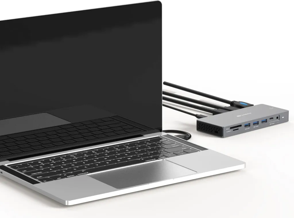 Manque de ports ? Sandberg USB-C 13in1 DockingStation Pro Solution 4K - 3