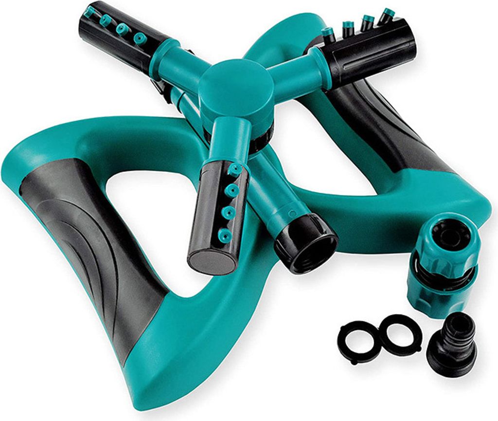 360° verstellbarer runder Wassersprinkler, Wassersprinkler für Rasen und Garten, verstellbares Design, rotierender Sprinkler – Gardensprinkler