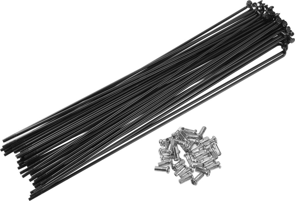 40 Stück Fahrradstahlspeichen 13G Fahrradspeiche 218 mm Länge mit Nippeln