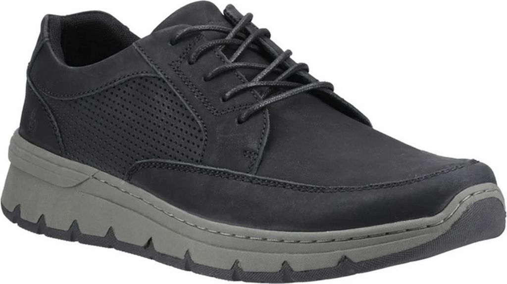 Hush Puppies - "Nelson" Sneaker für Herren, Leder, Zum Schnüren FS12082 (39,5 EU) (Schwarz)