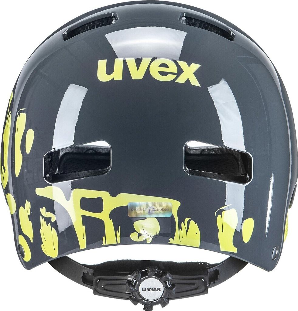 Kask Uvex Kid 3 dziecięcy szaro-limonkowy Dirtbike wielkość Zdjęcie produktu 3