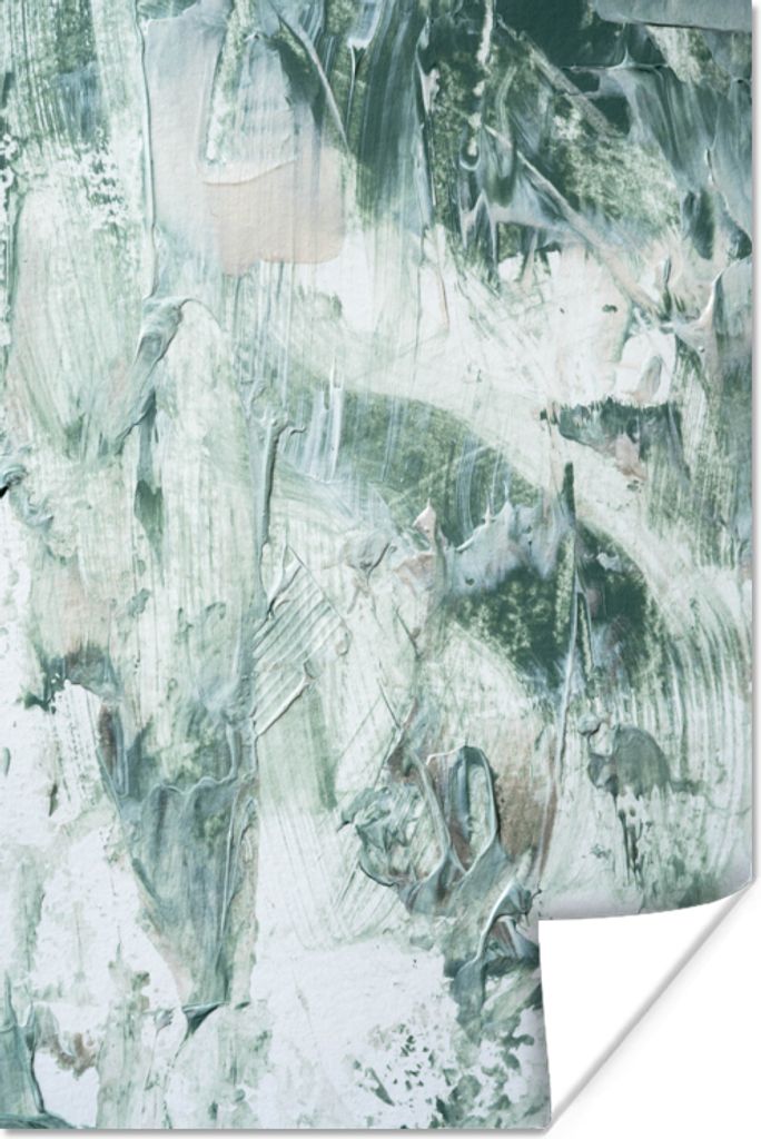 MuchoWow Poster Gartendekoration - Farbe - Abstrakt 120x180 cm - Kunstposter