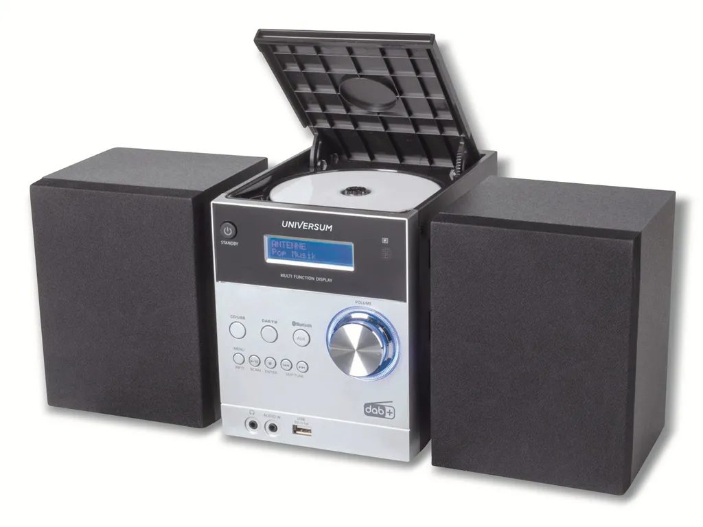 Chaîne Stéréo Universum MS 300 DAB+ Bluetooth Argent avec Télécommande - 2