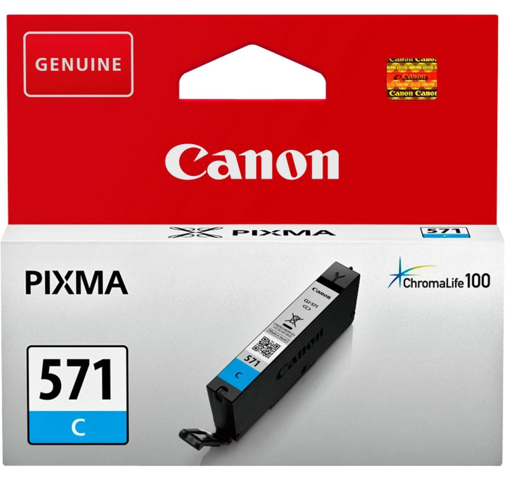 Canon CLI-571C - 7 ml - Ciano - originale - Serbatoio Immagine del prodotto 