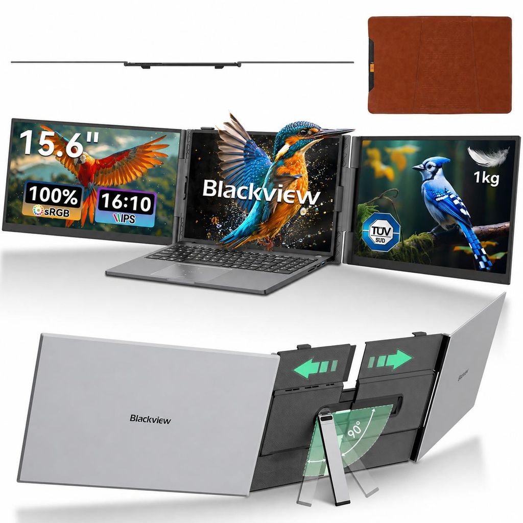 Blackview Tragbarer Monitor 8 15,6" FHD+ IPS, 4,6mm dünn, Produktbild 