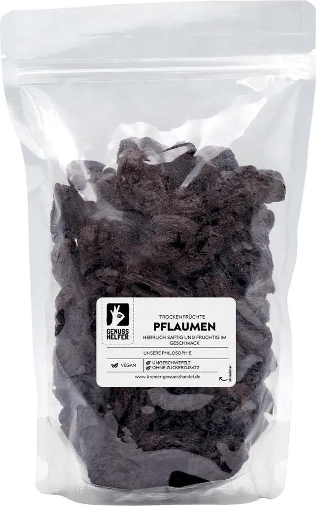 Pflaumen getrocknet, ganz, ohne Stein, Backpflaumen ohne Produktbild 