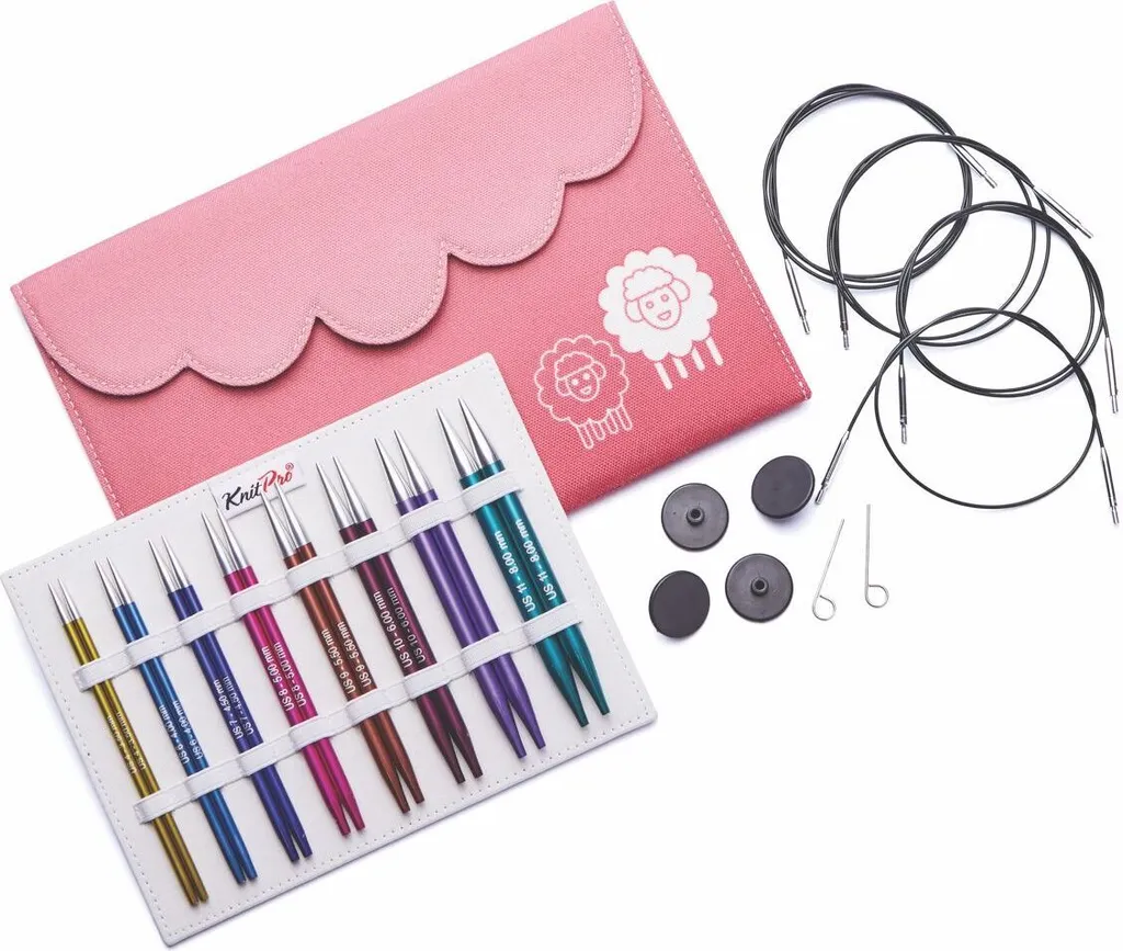 KnitPro Zing Deluxe Set : Kit de pointes interchangeables sans accroche
