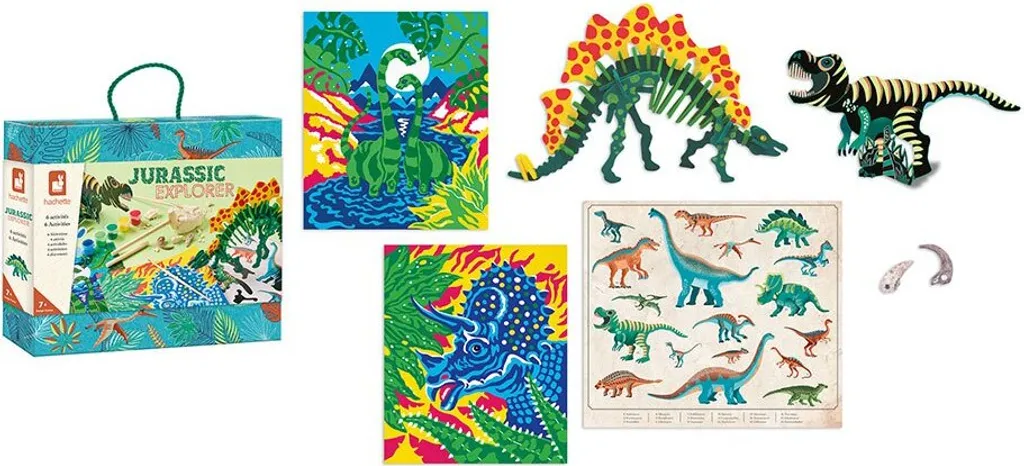 Kit Bricolage Dinosaure Janod Atelier avec Accessoires et Décorations - 3