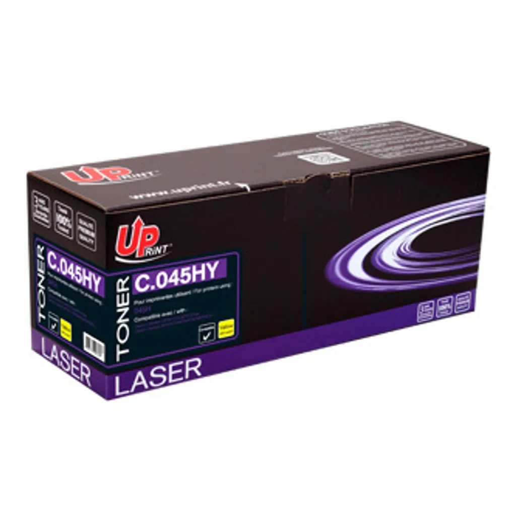 Toner Jaune pour Canon 045HY idéal pour impression de gros volumes 2K