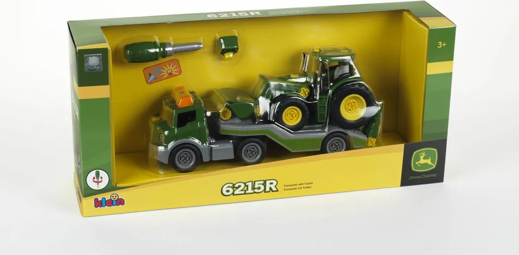 Tracteur John Deere Mega Set Klein avec système de montage tournevis