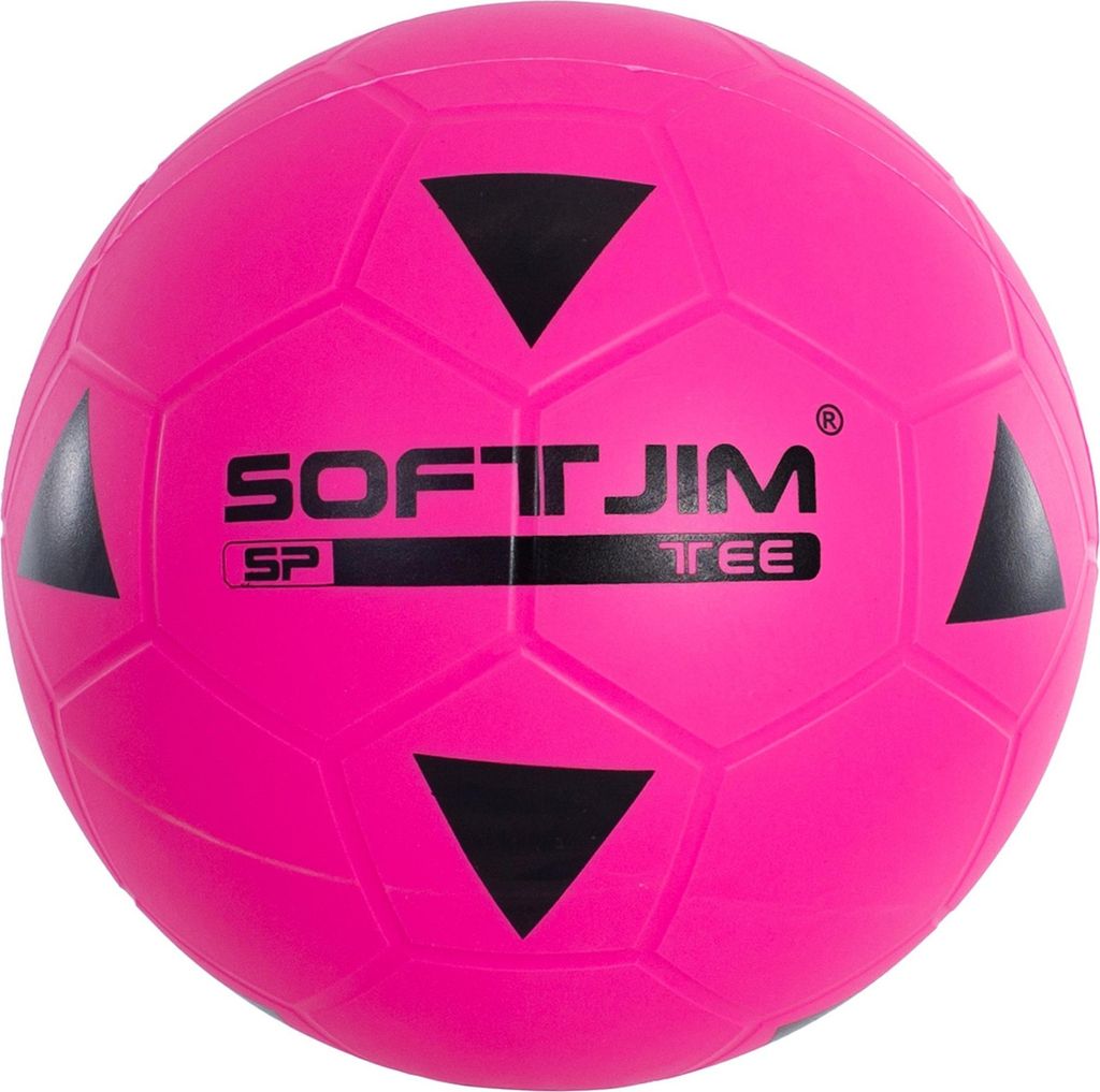Pallone Multiuso Pvc Fucsia/Negro - 20 cm Immagine del prodotto 