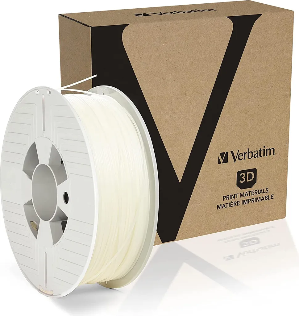 Verbatim PP 55952 Filamento 3D Bianco 1.75mm 500g - Resistente e Flessibile