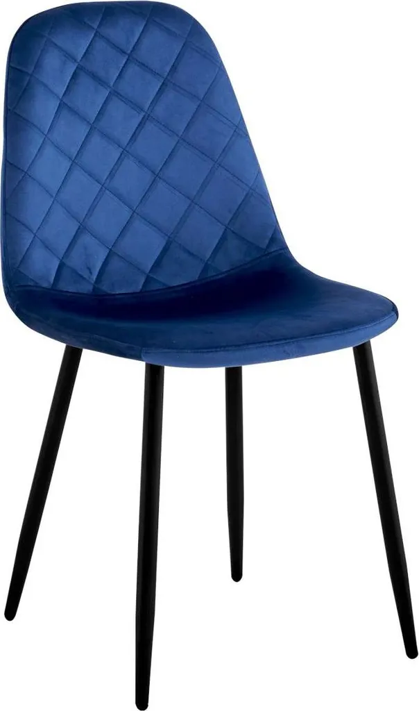 Fornitura Sedia Orlando Velvet Blu Navy - Arredo Contract e Home