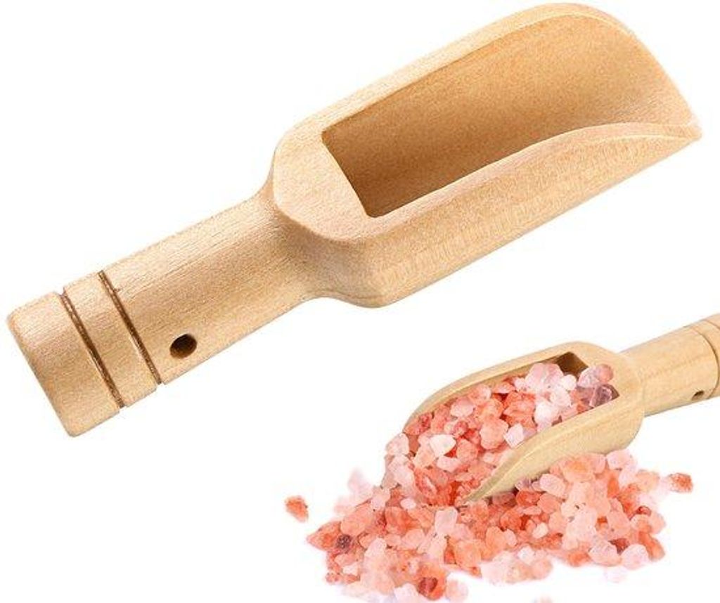 Mini Holz Löffel, Bambus Zuckerschöpfersatz, Zuckerschöpfer, kleine Löffel, Waschmittel Löffel für Salz, Honig, Gewürze, Löffel, Zucker, Ei...