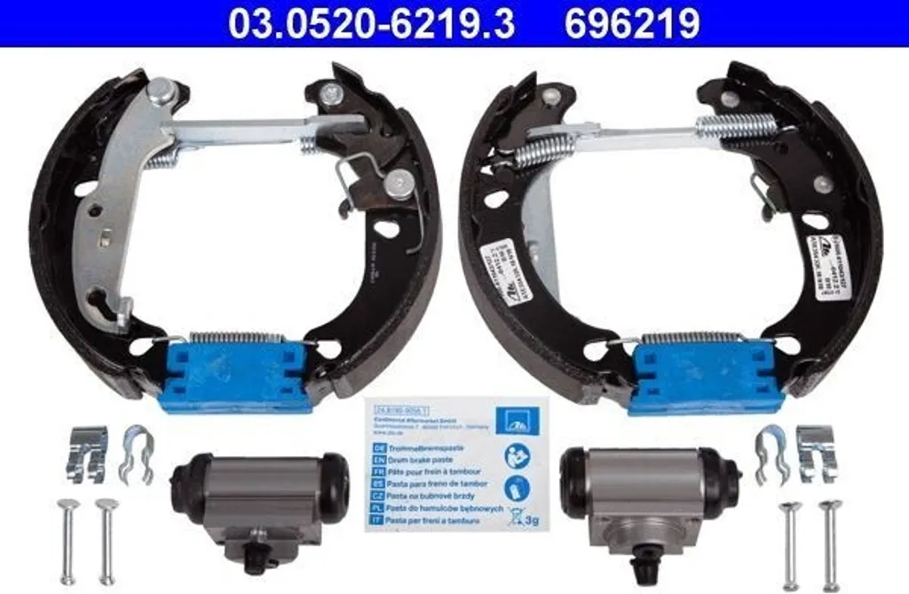 ATE 03.0520-6219.3 Jeu de Plaquettes de Frein Ford Fiesta IV V et KA