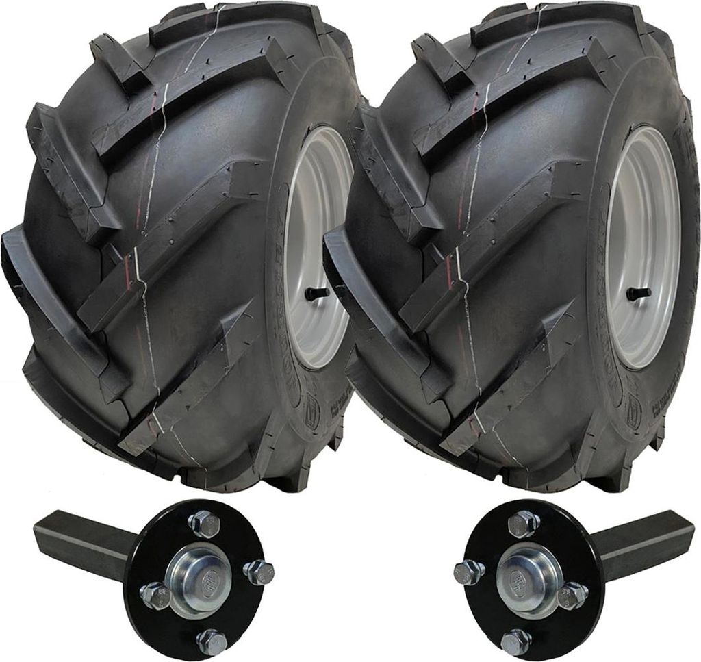 18x9.50-8 Open Centre P328 Zestaw kół i osi do przyczep ATV Zdjęcie produktu 