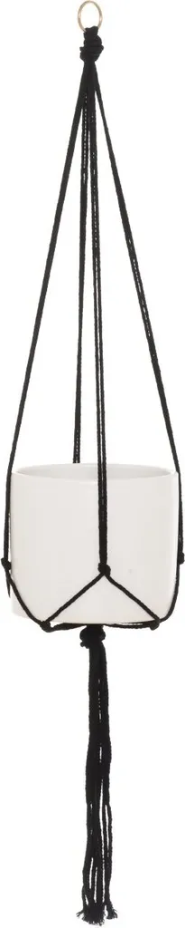 Porte-pot de fleurs 105 cm pour jardin vertical - Suspension en coton