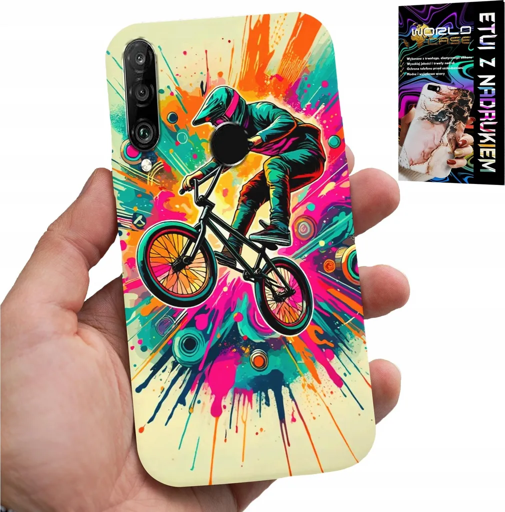 Regalo Perfetto: Cover BMX per Huawei P30 Lite + Vetro Protettivo