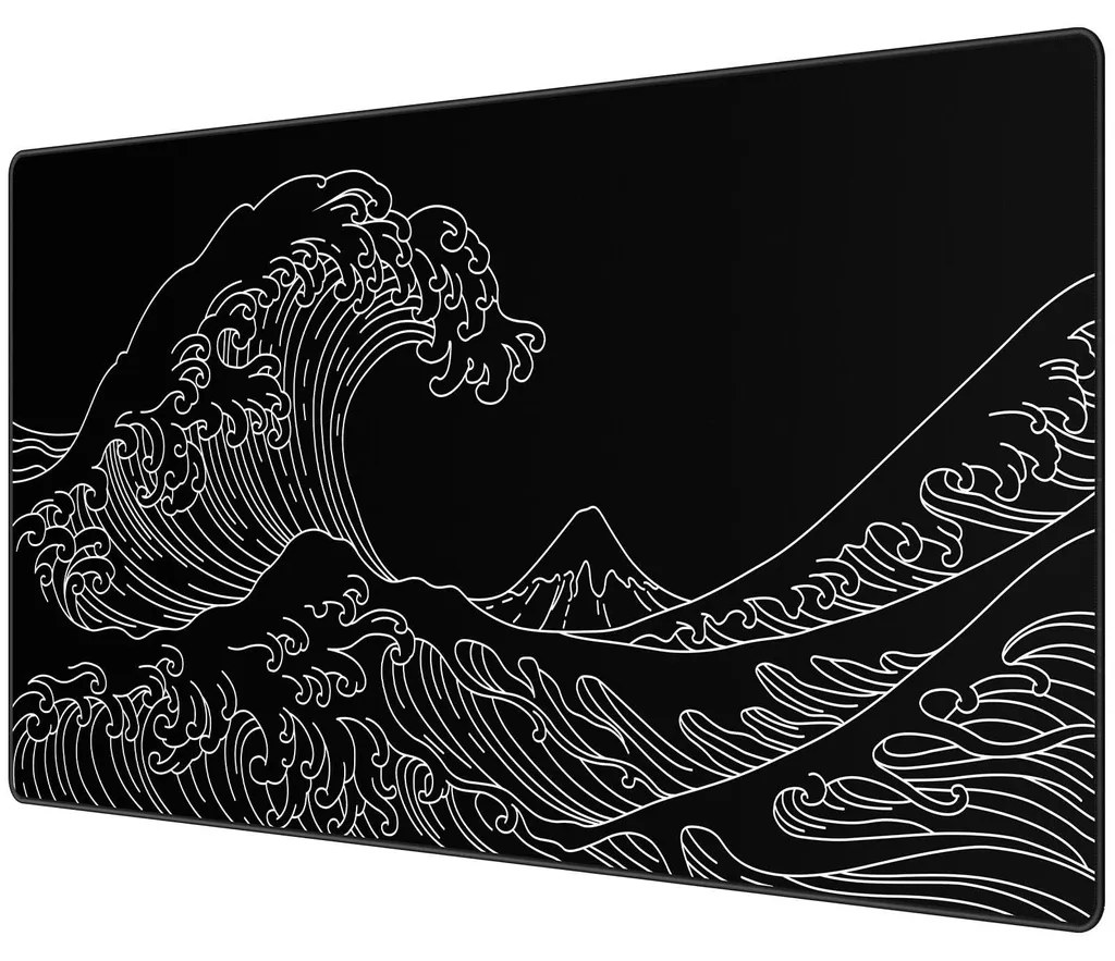 Tapis de souris XXL Speed Gaming noir 900x400 mm pour PC portable