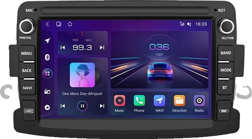 Autoradio GPS tactile 7 pouces V1 Pro C avec 64GB de mémoire interne