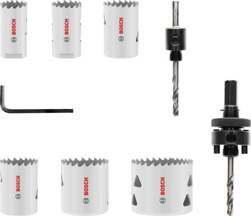 Jeu de Scies Cloches pour Installations Électriques et Plomberie Bosch 6pc - 4