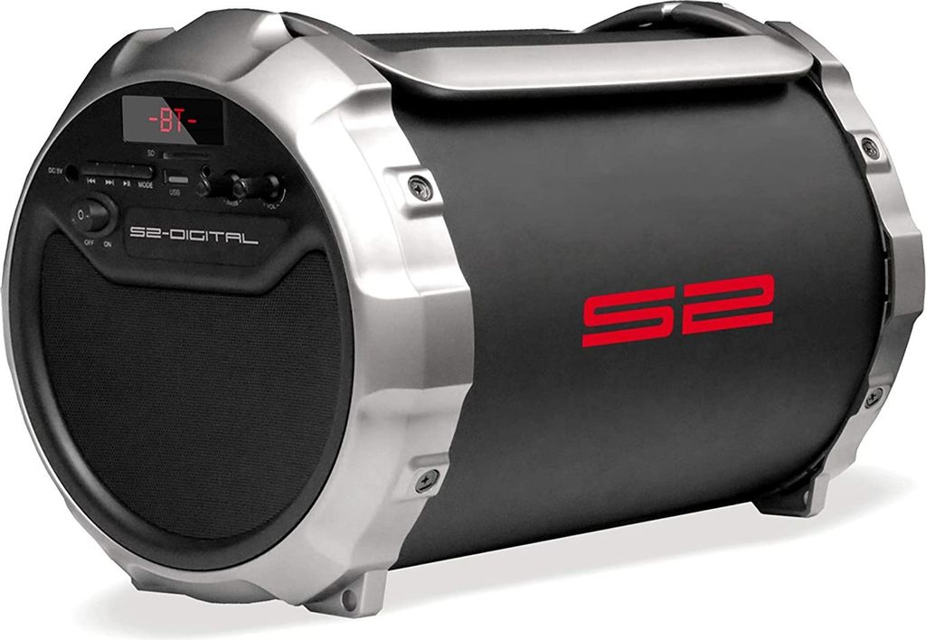 S2-Digital S-Tube XL Bluetooth Outdoor Lautsprecher mit FM Radio